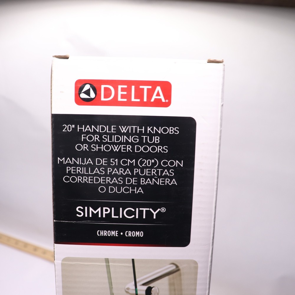 Delta Simplicity Handle with Knobs Set For Sliding Shower SDBRO11-PC-R
