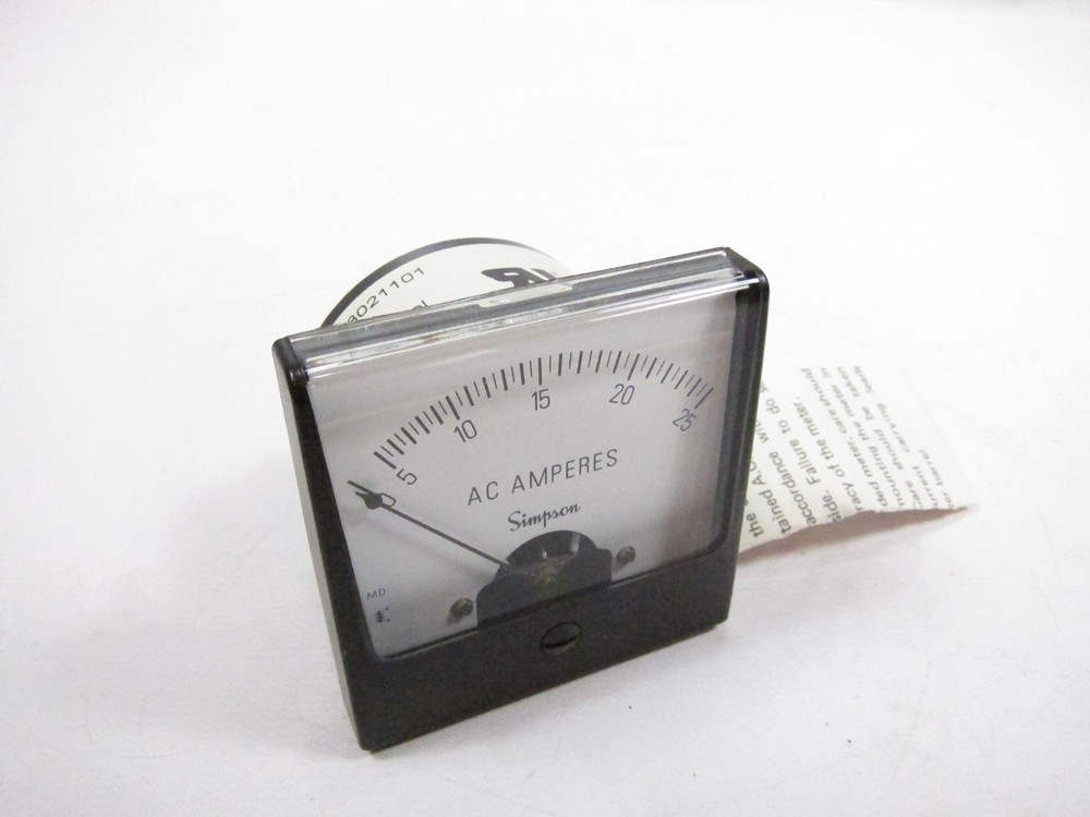 New Simpson 02609 Analog Panel Meter 1257