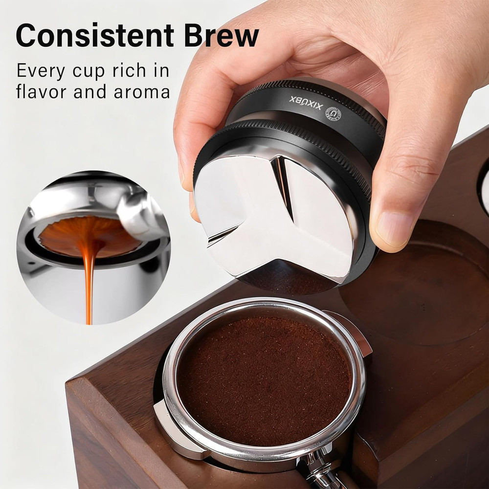20Bar Compact Espresso Maker with Tamper & Distributor Set