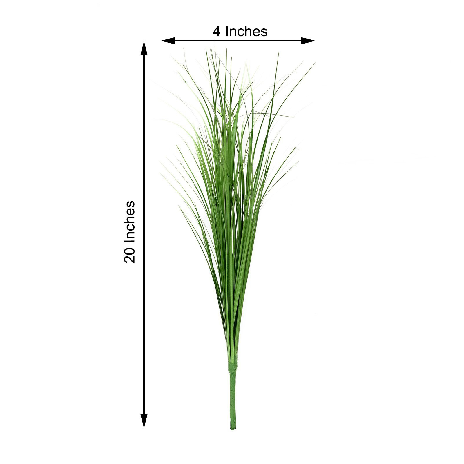 3 Green 20" Artificial Faux Grass Sprays Stems Wedding Party Home Centerpieces