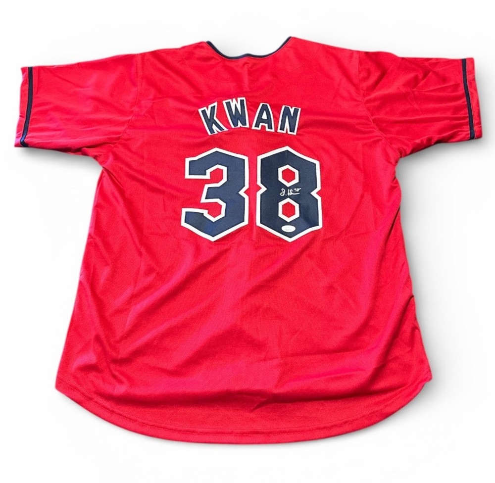 Guardians Steven Kwan Signed Custom Jersey (JSA)