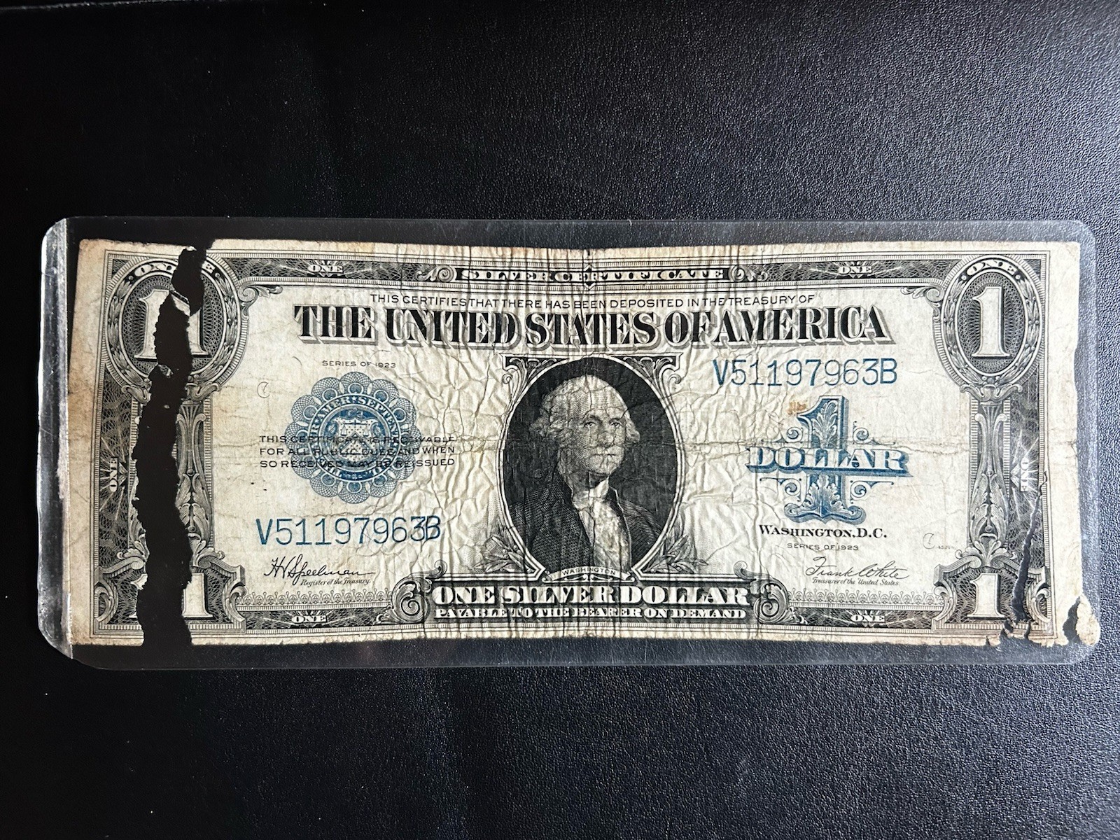 1923 $1 Silver Certificate Laminated CHEAP