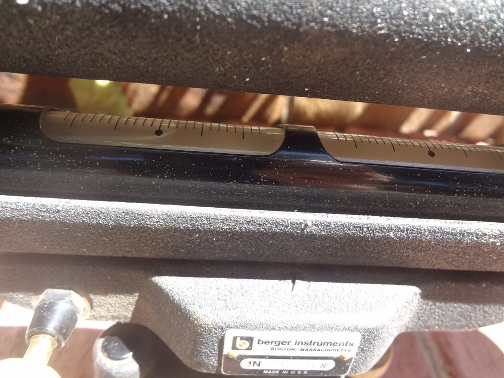 Vintage "Berger" Engineering Instruments Surveying Transit Level