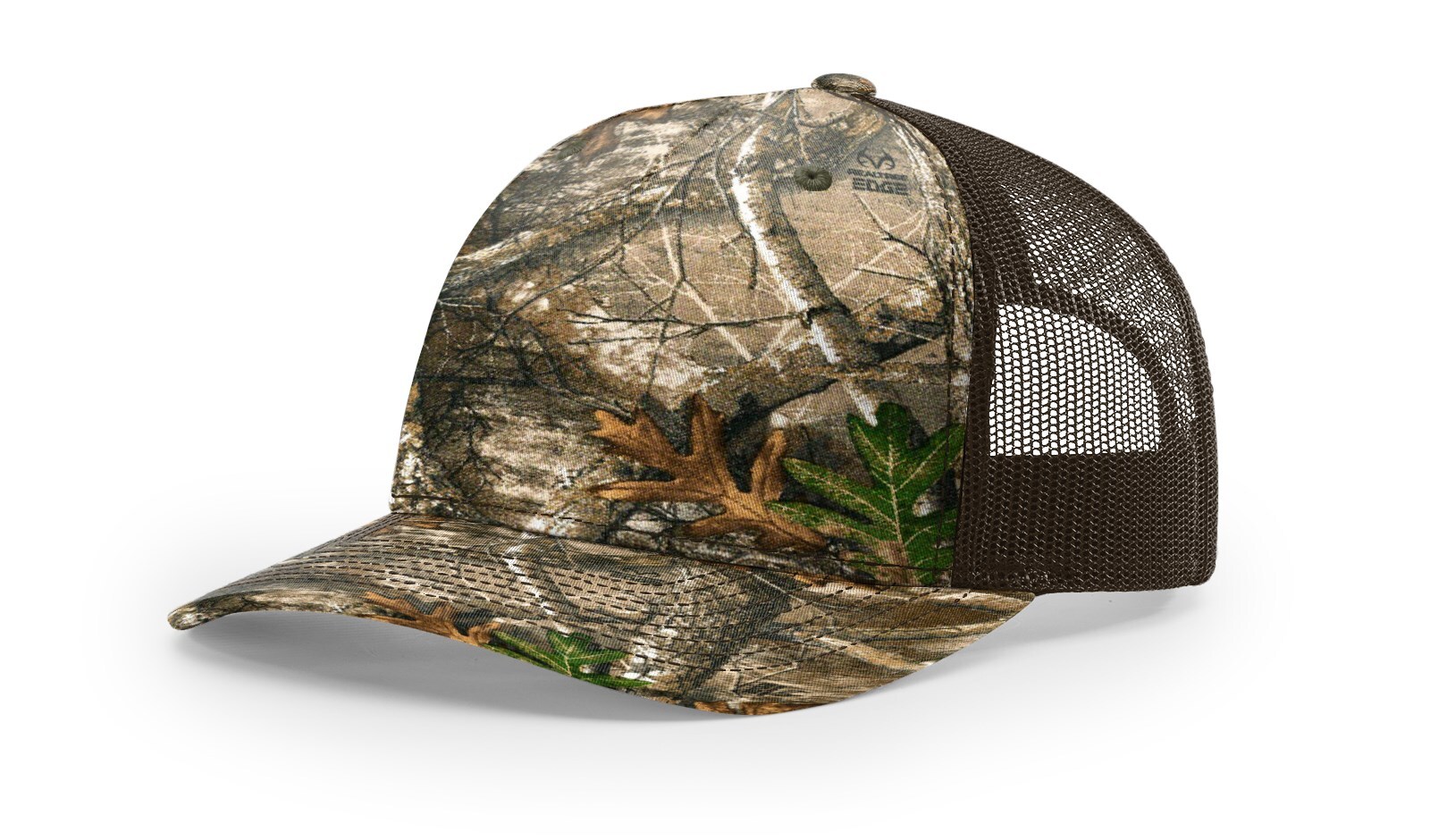 Richardson 112FP 5 Panel Trucker Cap Adjustable Duck Camo Hat