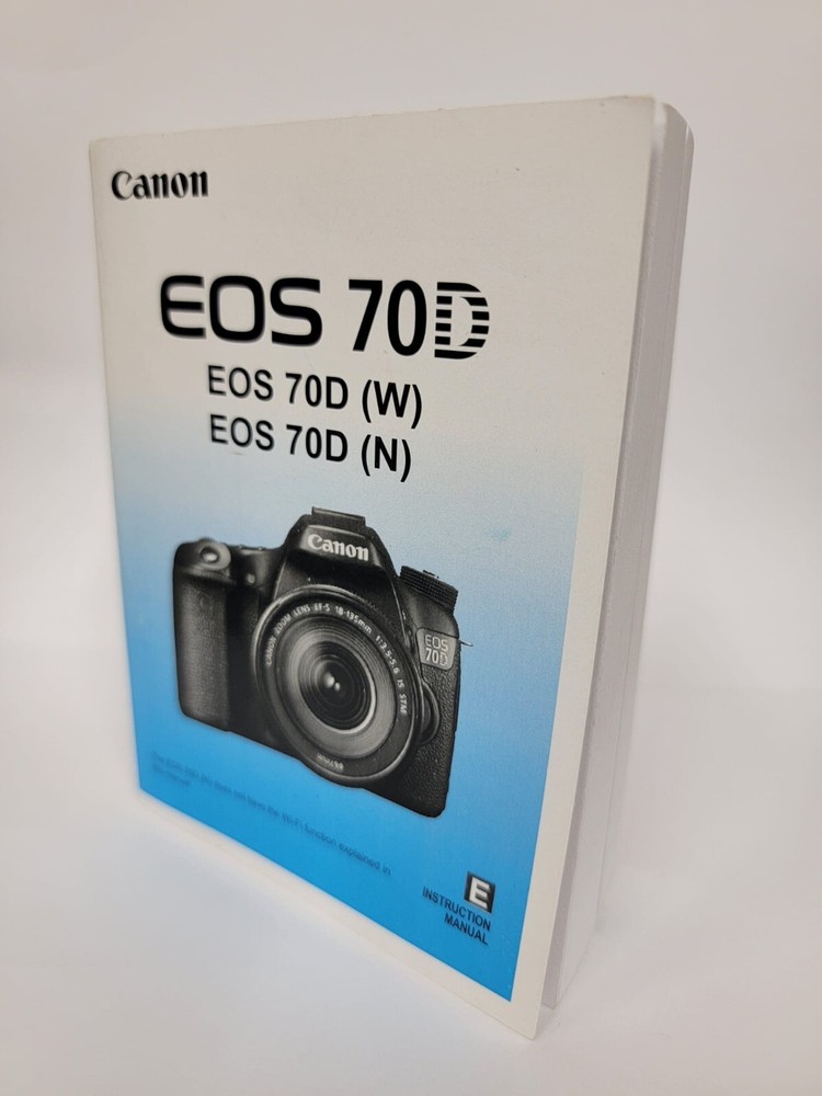 Canon EOS 70D Instruction Owners Manual EOS 70D Book  NEW