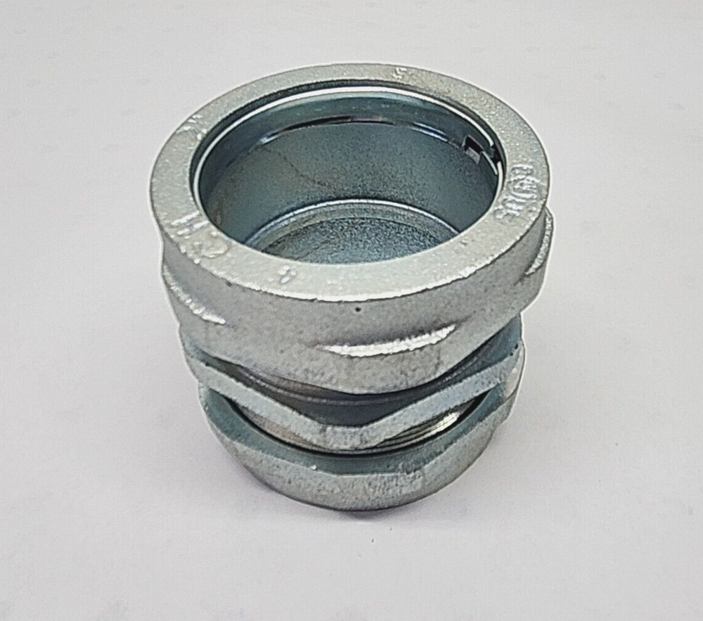 Hines 2" Rigid Threadless Compression Coupling For Rigid/IMC Conduit Zinc Plate