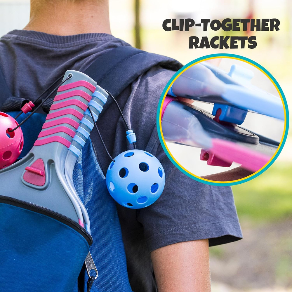 Pickli - Connectable and Lightweight Beach-Ready Pickleball Set