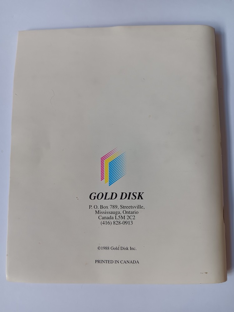 Amiga Comic Setter Computer Software Tested/Works Gold Disk Commodore