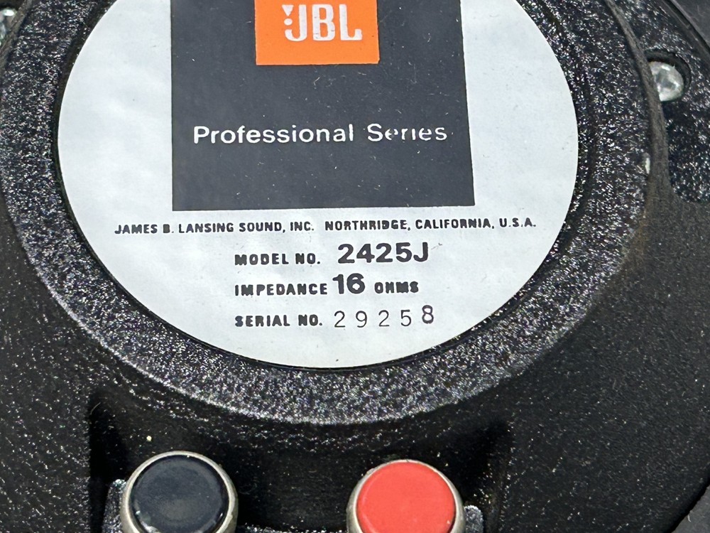 JBL 2425J High Frequency 1" Horn Compression Drivers