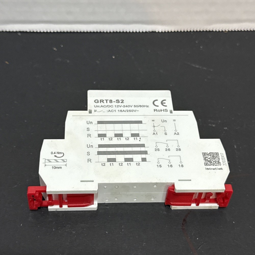 GEYA GRT8-S2 Asymmetric Cycle Timer Relay Used