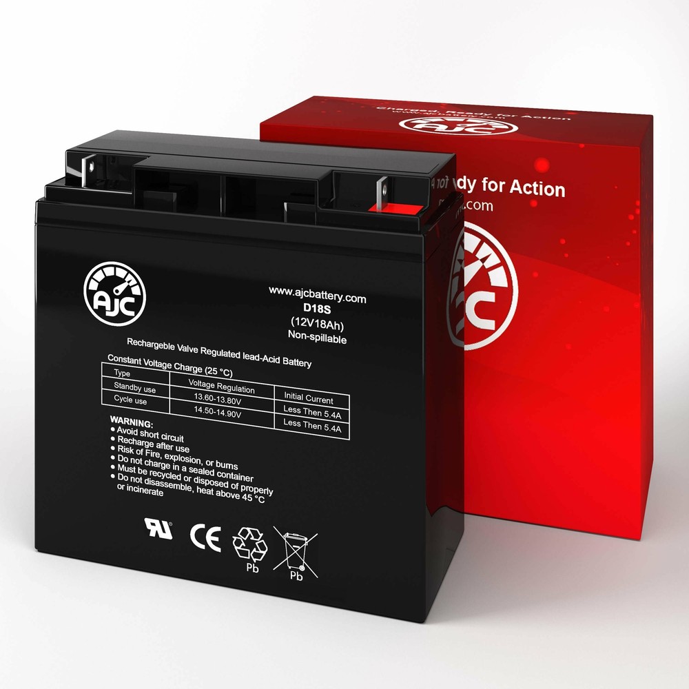 Vision CP12180D 12V 18Ah UPS Replacement Battery