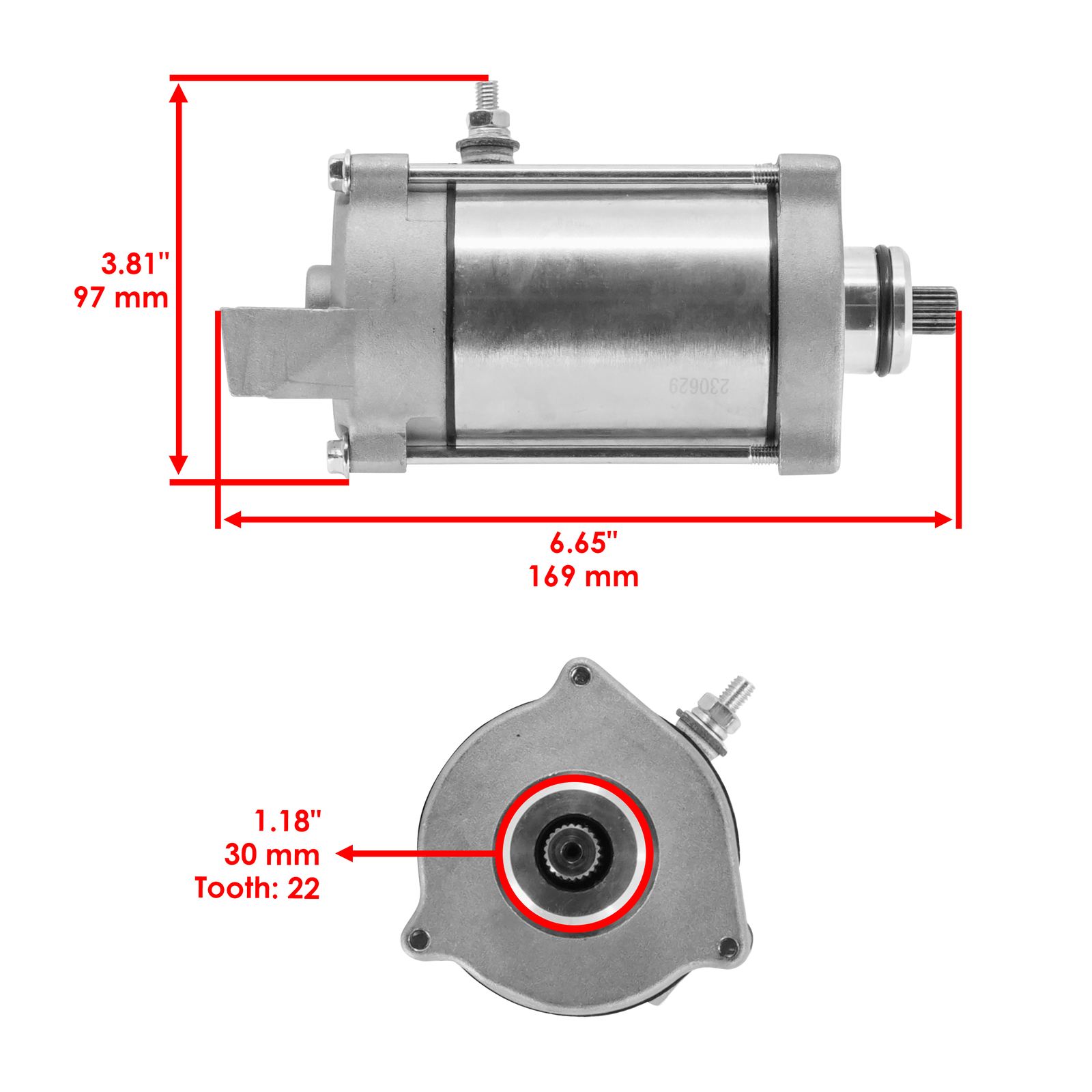 Starter fits Honda VT1100C Shadow 1100 1985 1986 1987 1988 - 1994 Starting Motor
