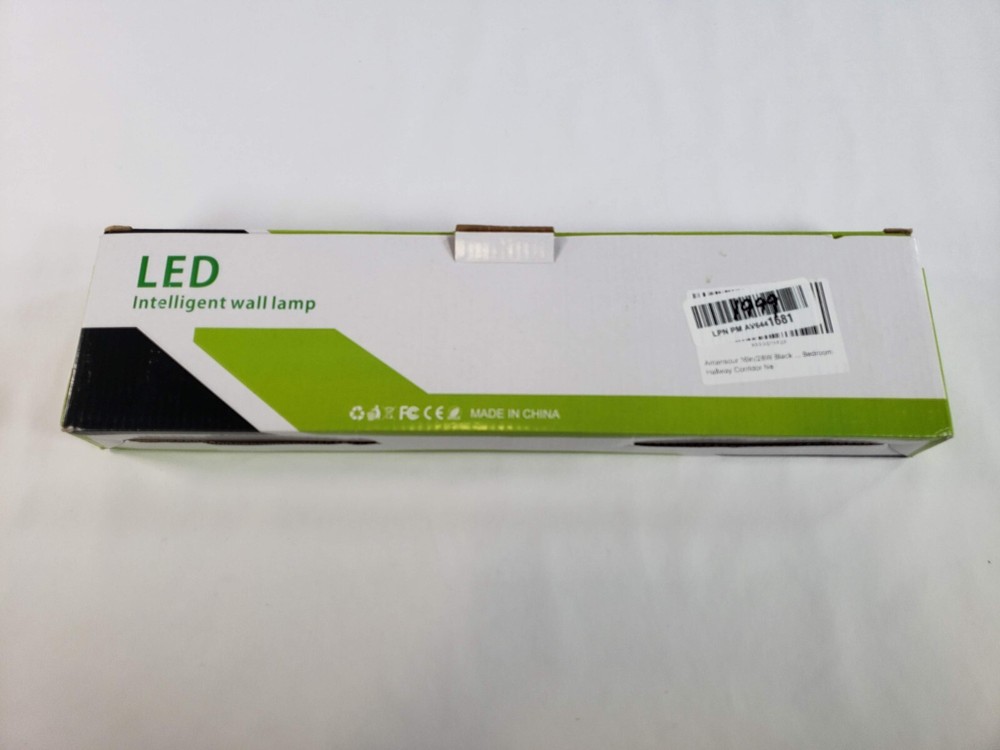 Amansour Dimmable Vanity Light with Remote Control 16 Inch Matte Black