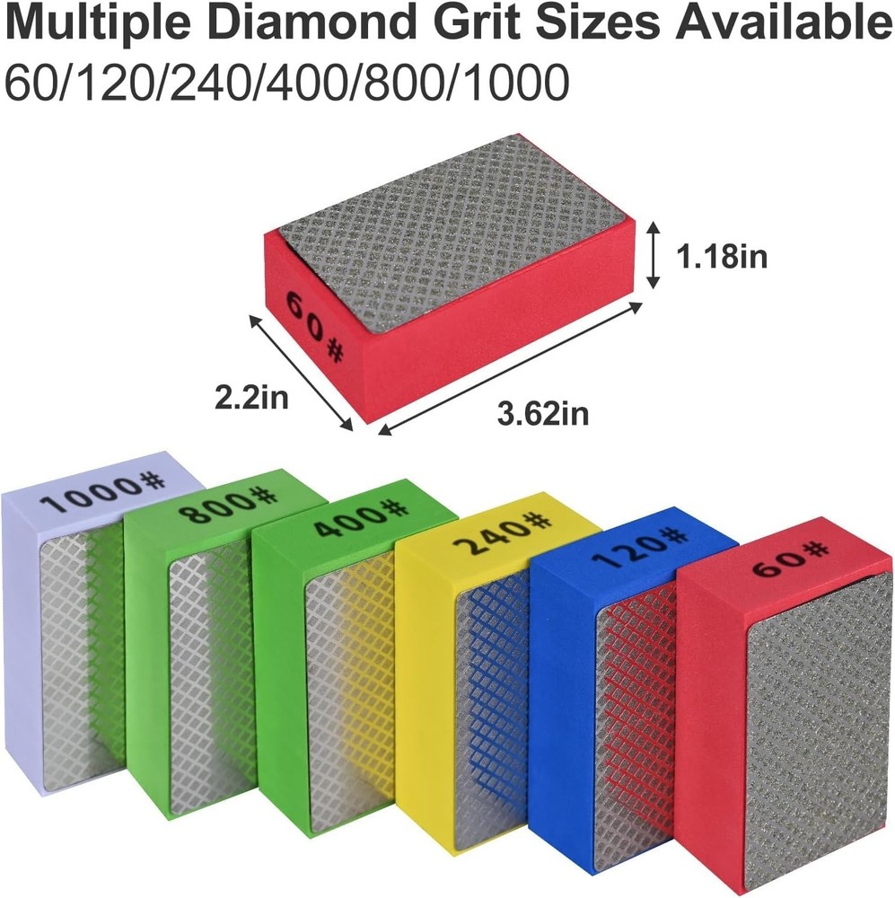 12-Piece Diamond Polishing Pads Set: Ultimate Grinding Solution for Ceramic &...