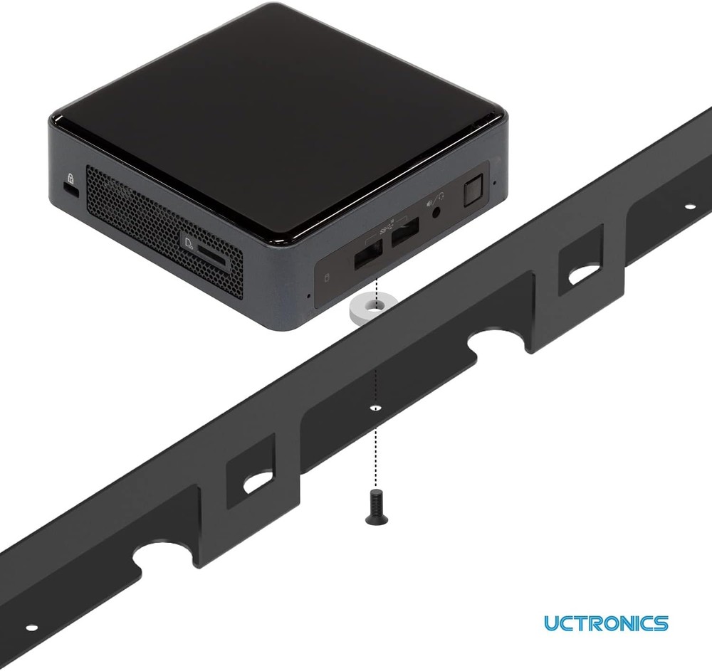 Compact 1U Rackmount for Intel NUC Models – Easy Installation & Organization