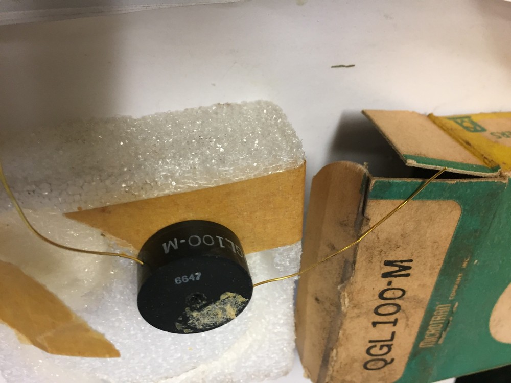 QGL100-M  MICROTRAN 100 MH TOROIDAL INDUCTOR  NOS