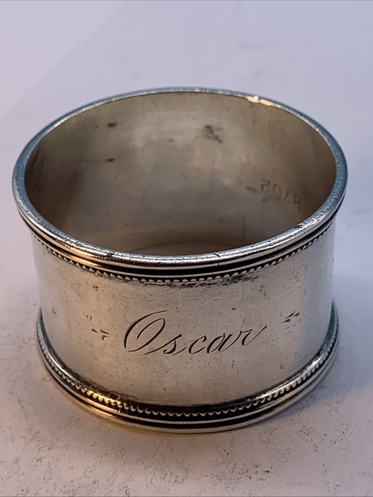 Vintage Sterling Silver Napkin Ring