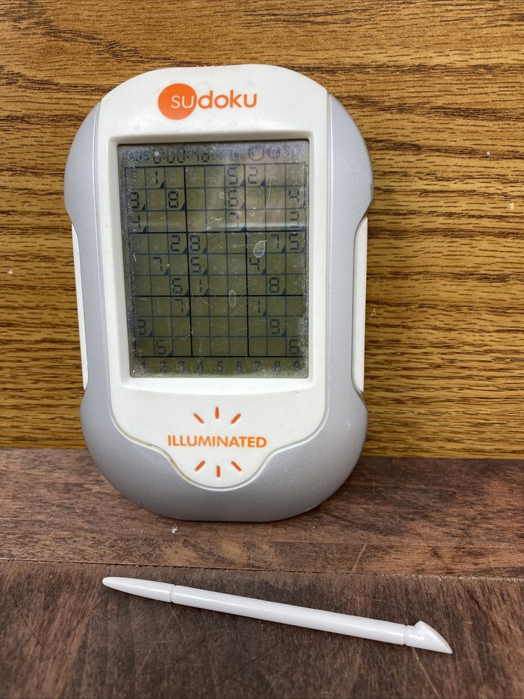 Vintage Sudoku Illuminated Handheld Electronic Game - Techno Source 2006