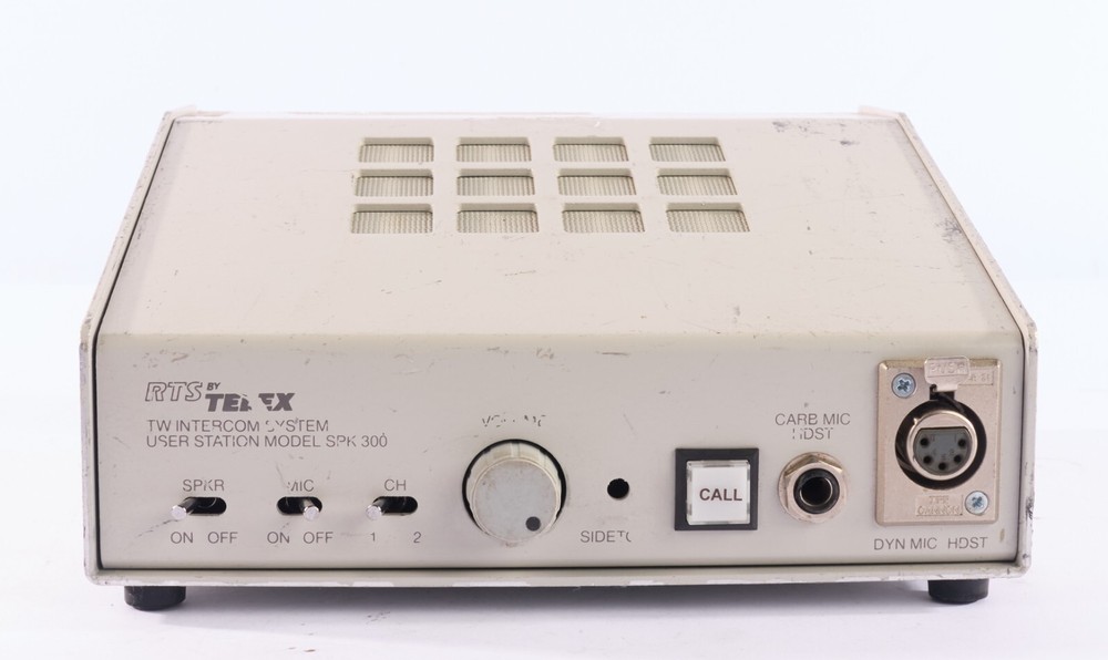 Telex RTS TW Intercom System User Station SPK-300 Portable Desktop Speaker