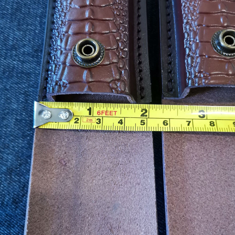 NEW HAND MADE PURE LEATHER SHEATH FOR 5" FOLDING KNIFE & OTHER TOOLS