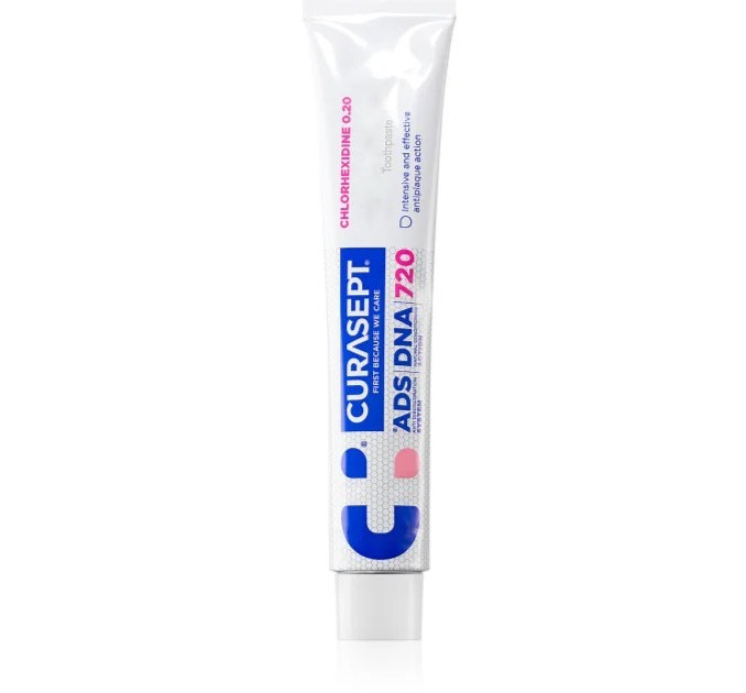 2 Pack Curasept ADS 720 Chlorhexidine 0.20 Toothpaste, 75ml