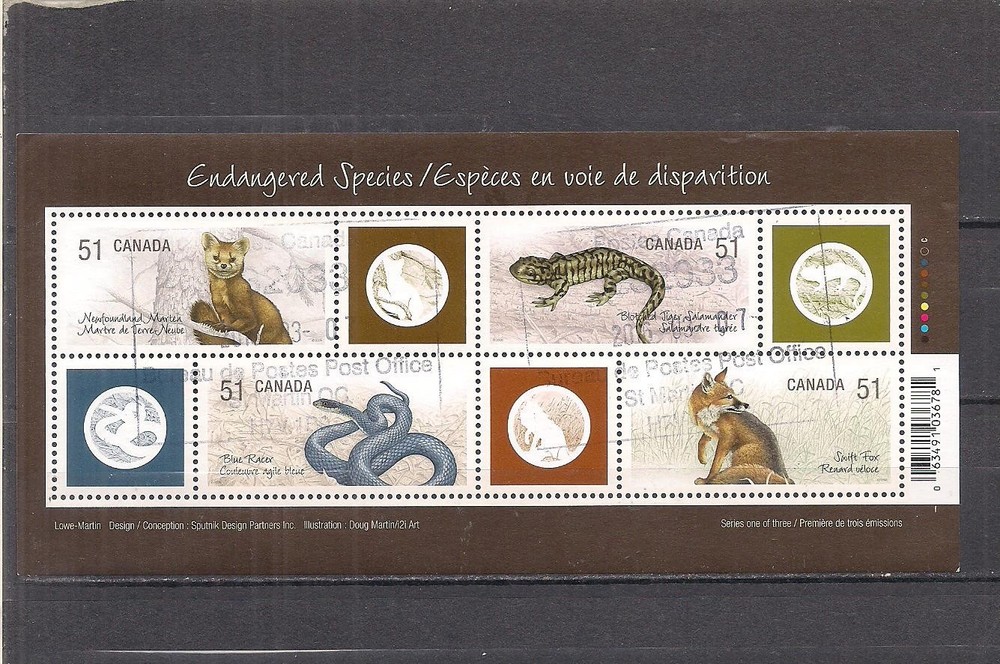 Canada #2173 used sheet Vf