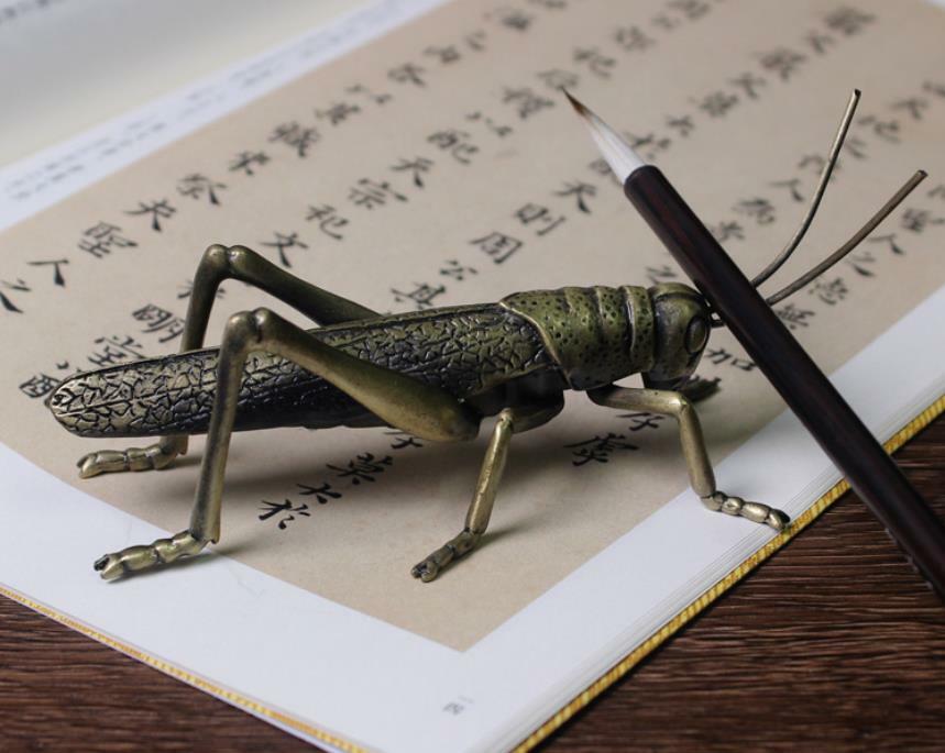 5.1"Small Size Praying Mantis Penholder Rack Brush Calligraphy Tool