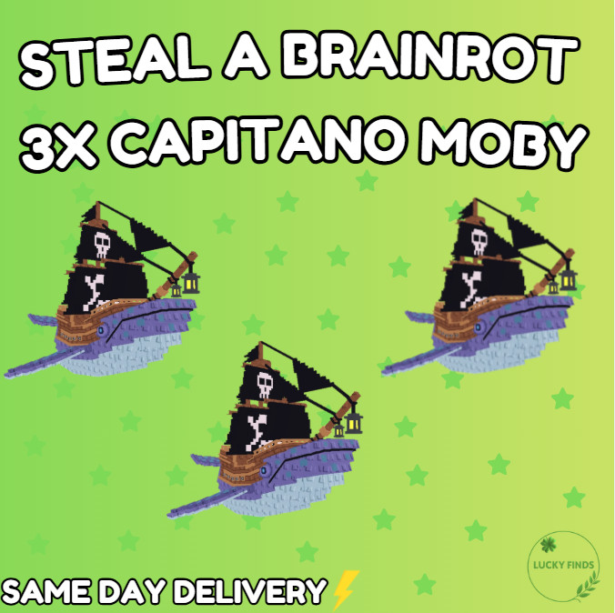 💸🔥 3X Capitano Moby🔥💸 - STEAL A BRAINROT CHEAP!⚡💸