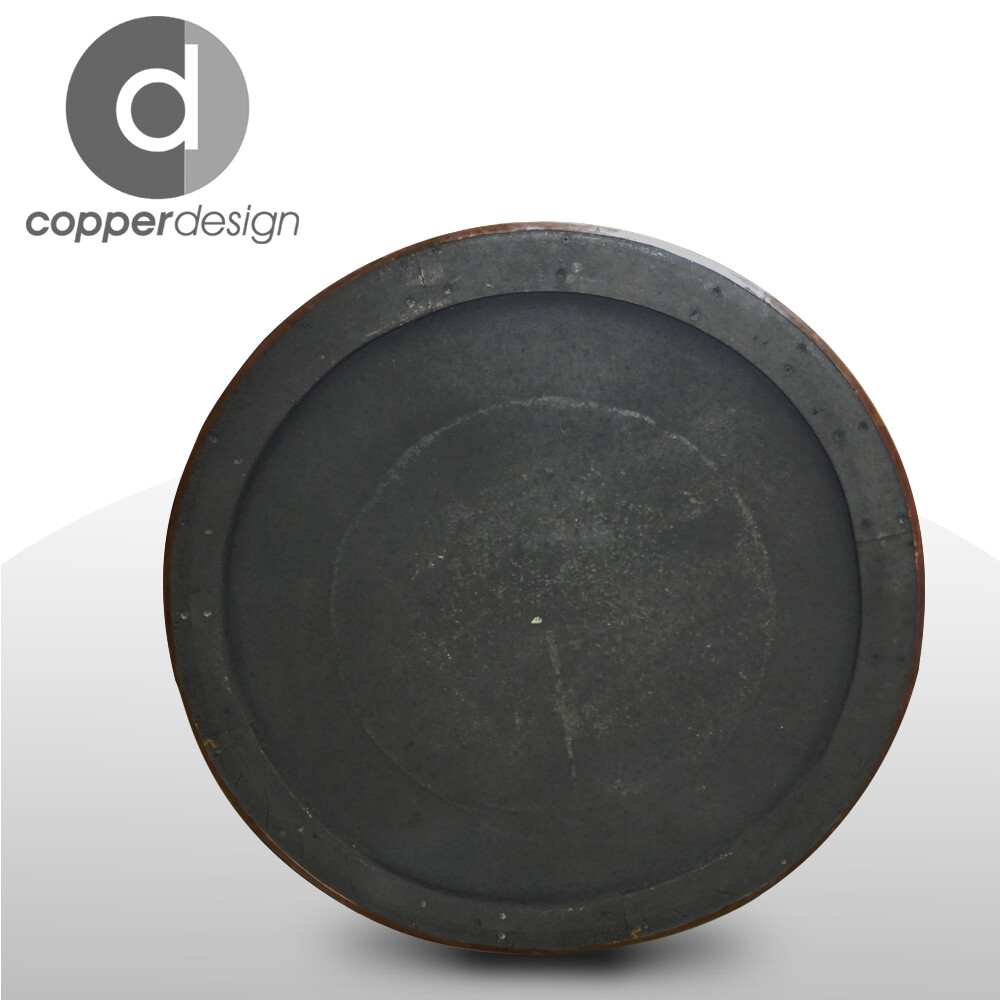 Copper Round Table top 24"x1.5"NO CUSTOMS TARIFFS