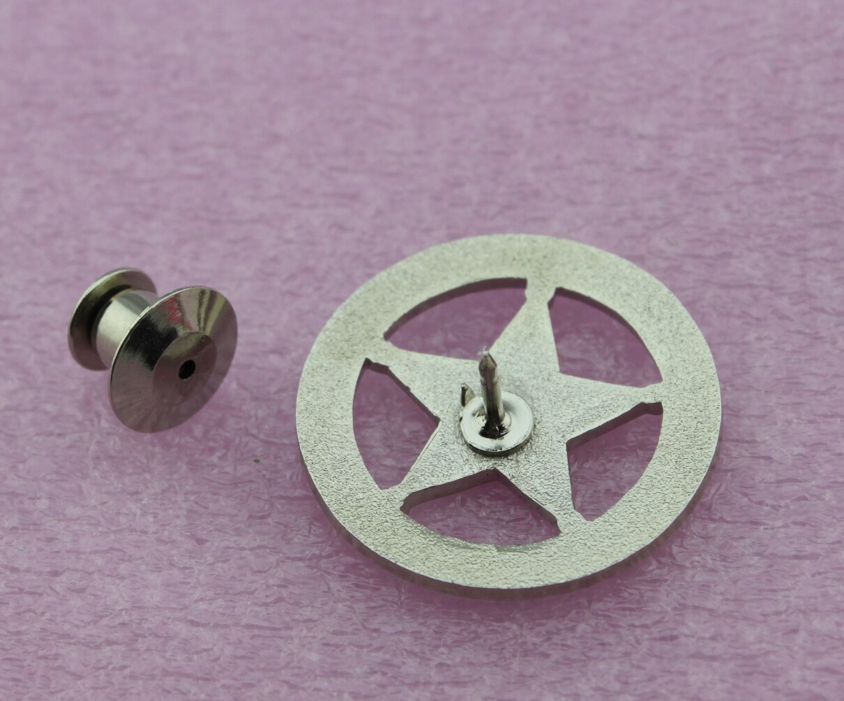 US MARSHAL Lapel Hat Pin-Silvery