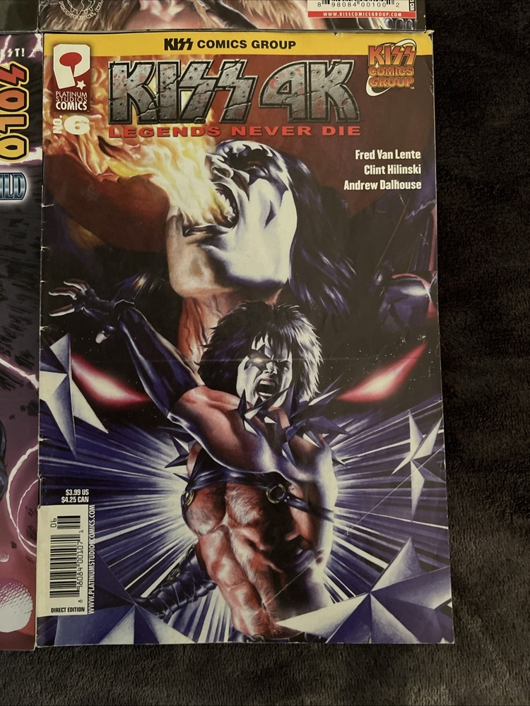 Kiss Comic Books Memorabilia Lot