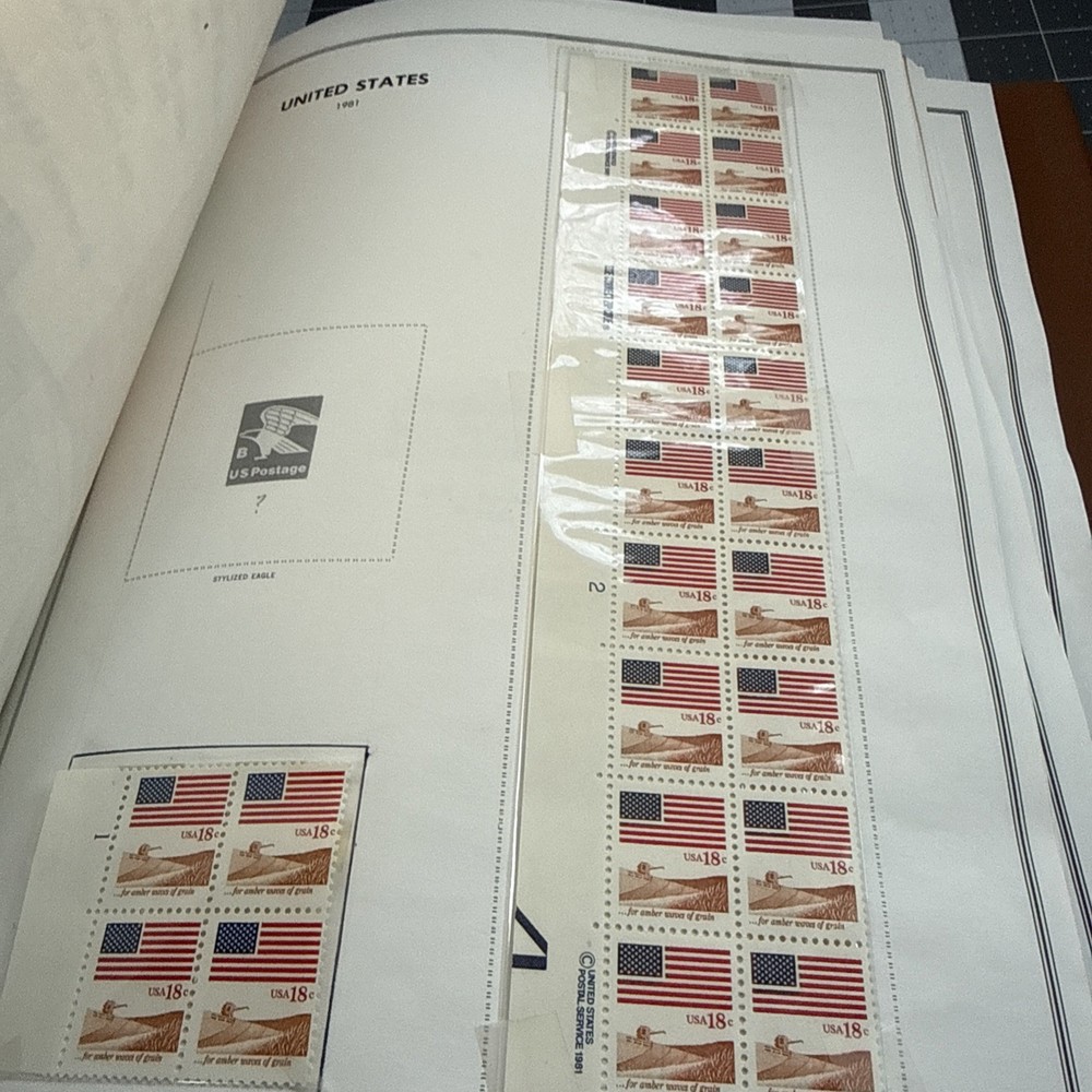 Harris Liberty US Plate Block Album