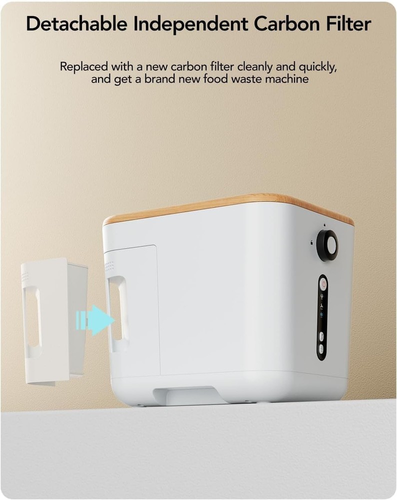 iDOO Odor Absorbing Filter Refills for Smart Waste Kitchen Composter, Multi-c