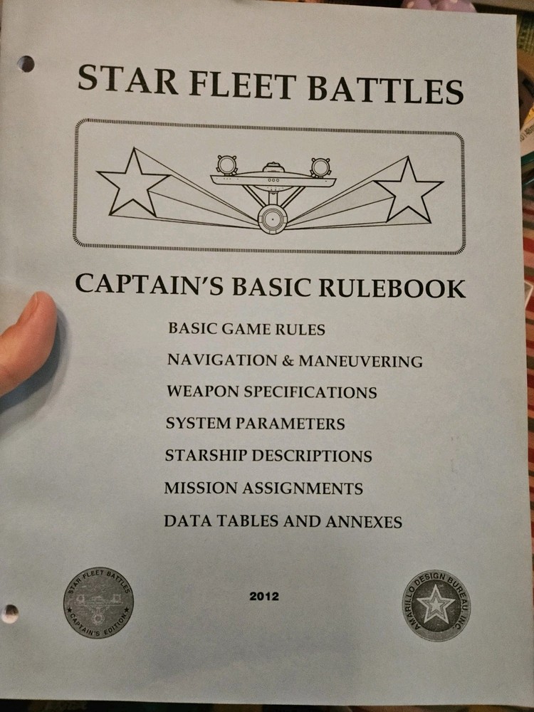 Star Fleet Battles:captains Edition Basic Set