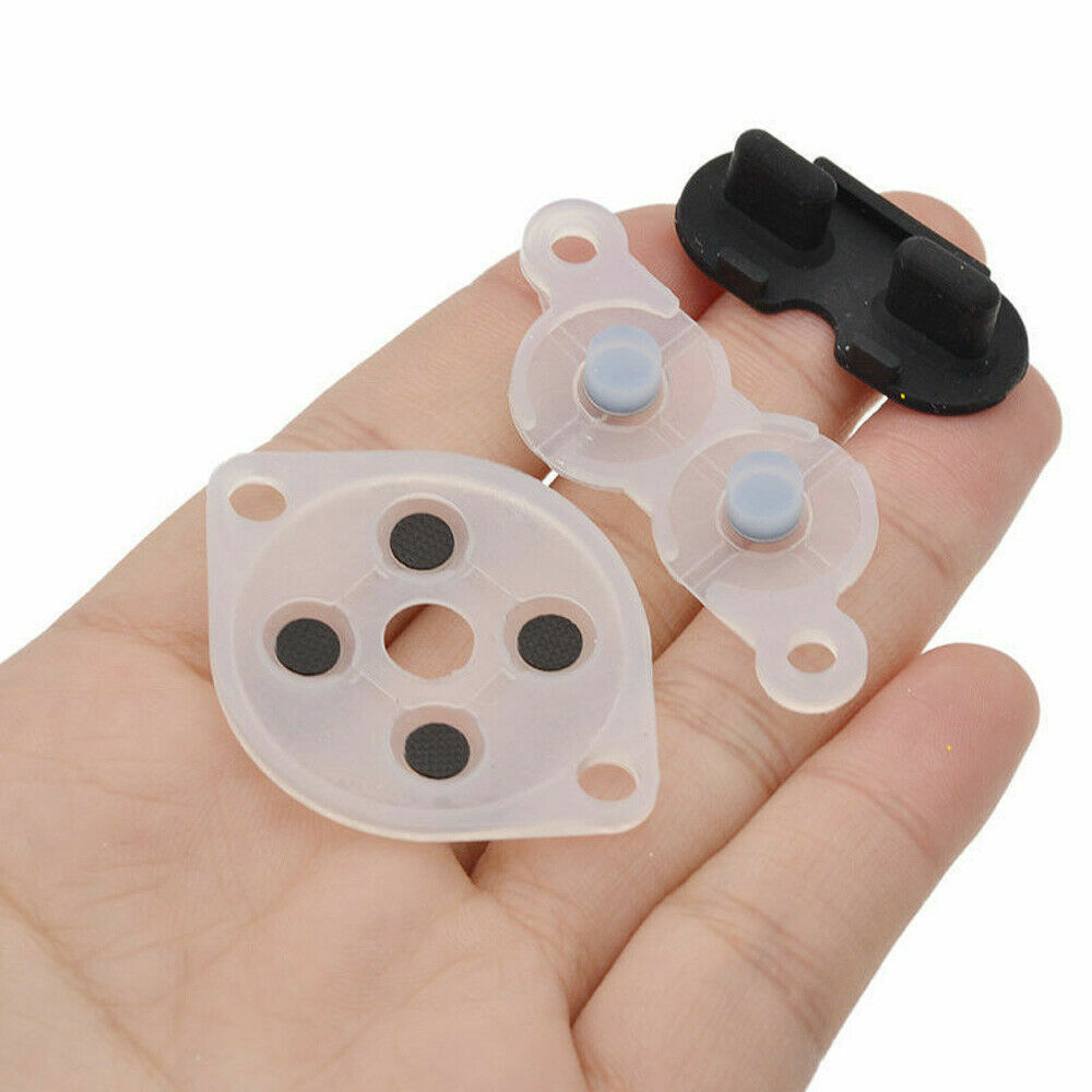 10x Replacement Rubber Button For NES Conductive Pads Controller Gamepad Set