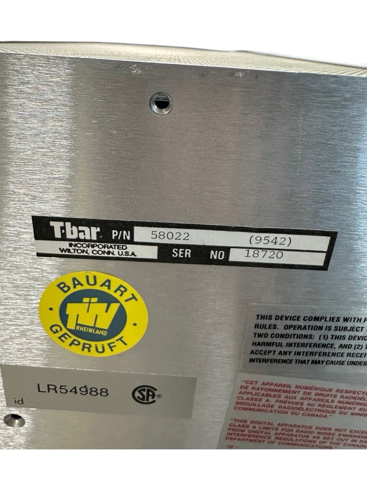 T-BAR Dataswitch 58022, 80418-01 **SALE**