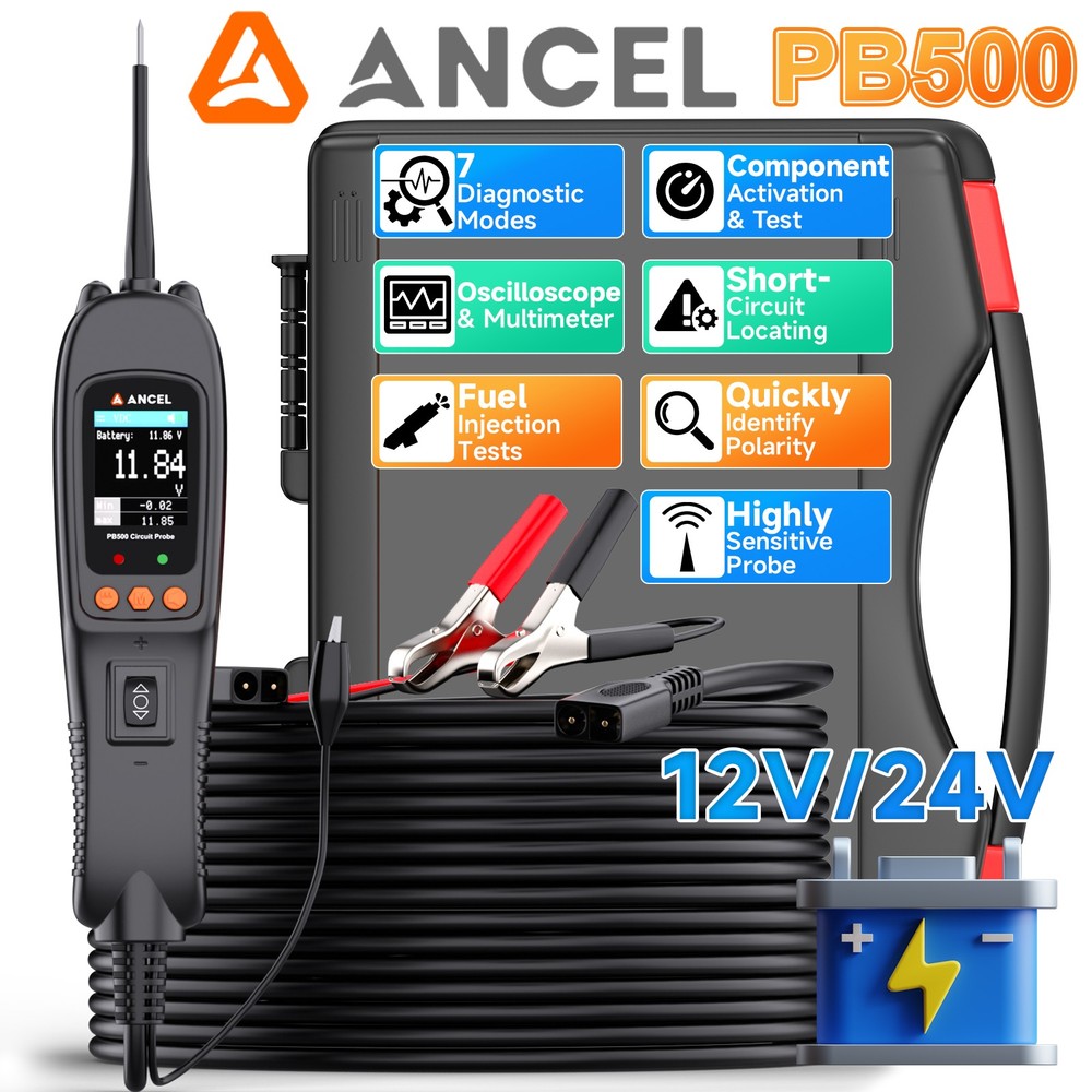 ANCEL PB500 Electrical Circuit Probe Tester Kit Activating Components For ATV