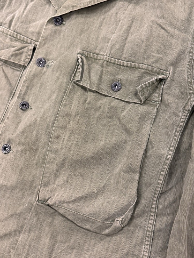 WWII USN HBT Jacket Navy “Low Pockets”