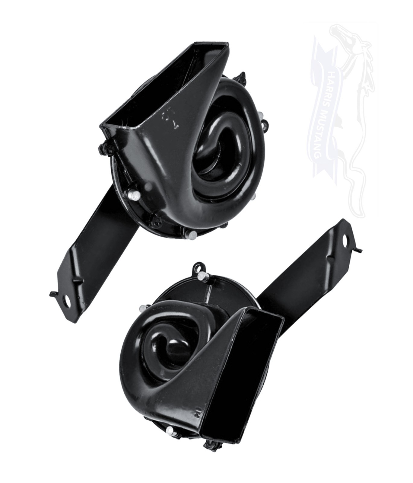 69 70 Mustang Cougar Horn Assembly Pair - LH & RH - C9ZZ-13832 C9ZZ-13833