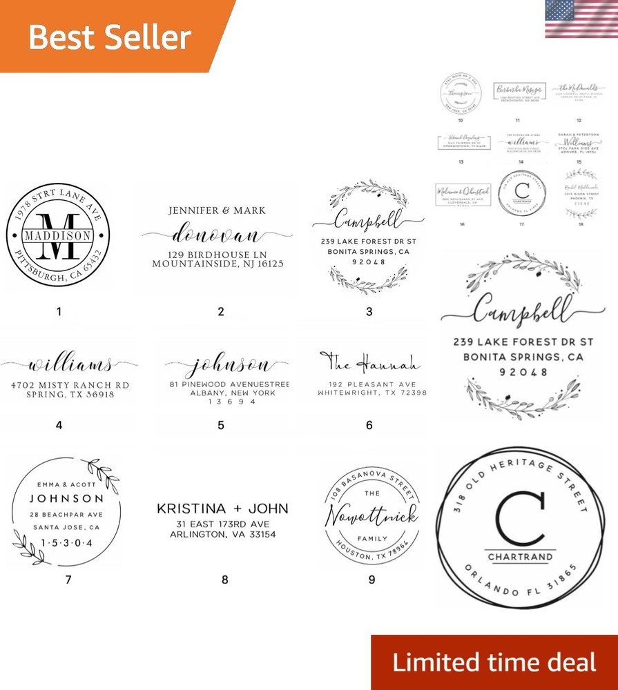LOMENTICSCustom Self Inking Return Address Stamp, Make Return Addressing Easy...