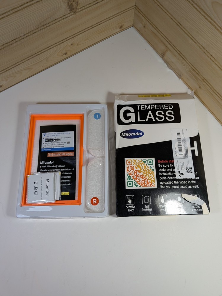 Milomdoi 5 Pack Screen Protector Kit With Alignment Frame 2 Pack Clear Joy...