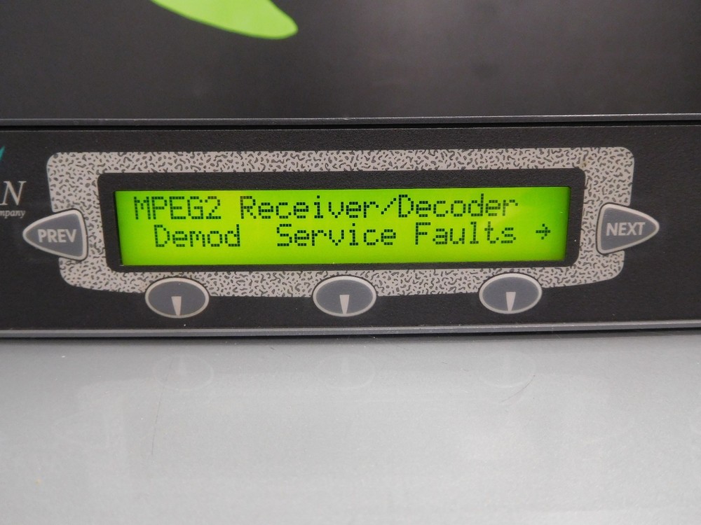 Tiernan TDR777 Professional MPEG2 IRD Integrated Receiver Decoder
