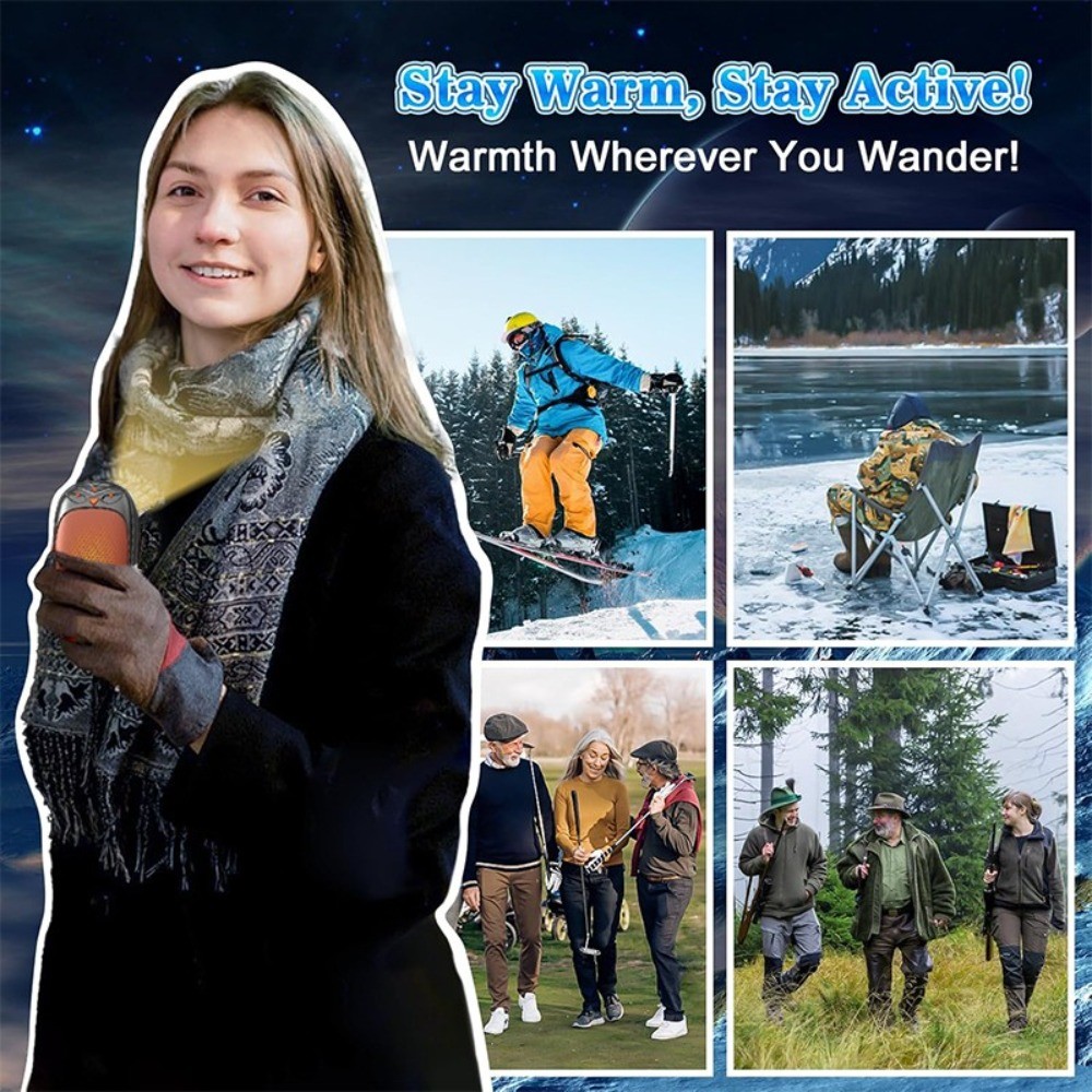 Hand Warmers USB Rechargeable 2 Pack Portable Electric Hand Warmer for Outdoor