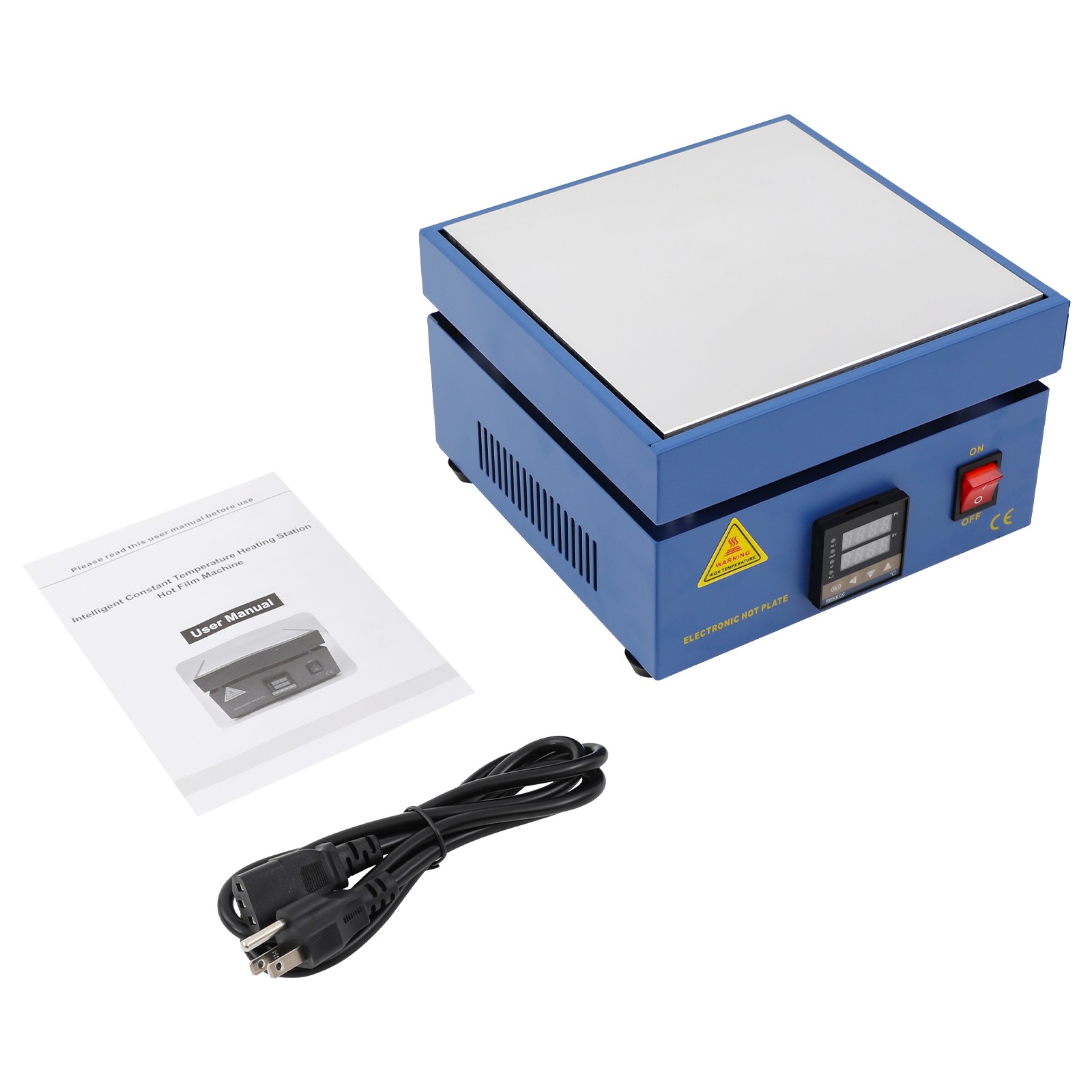 Hot Plate 752°f 850w Electric Soldering With Led Display For Pcb Rework