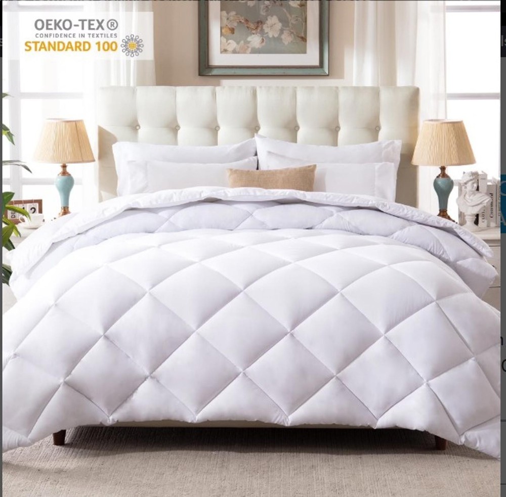 COMFORTER SET-3PC-QUEEN-WHITE