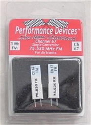 Airtronics 75Mhz FM Crystal Set - Channel 67
