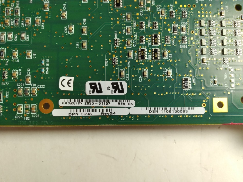 Dialogic Natural Micro Systems NMS AG2000 5593 4-Port Voice Processing Board