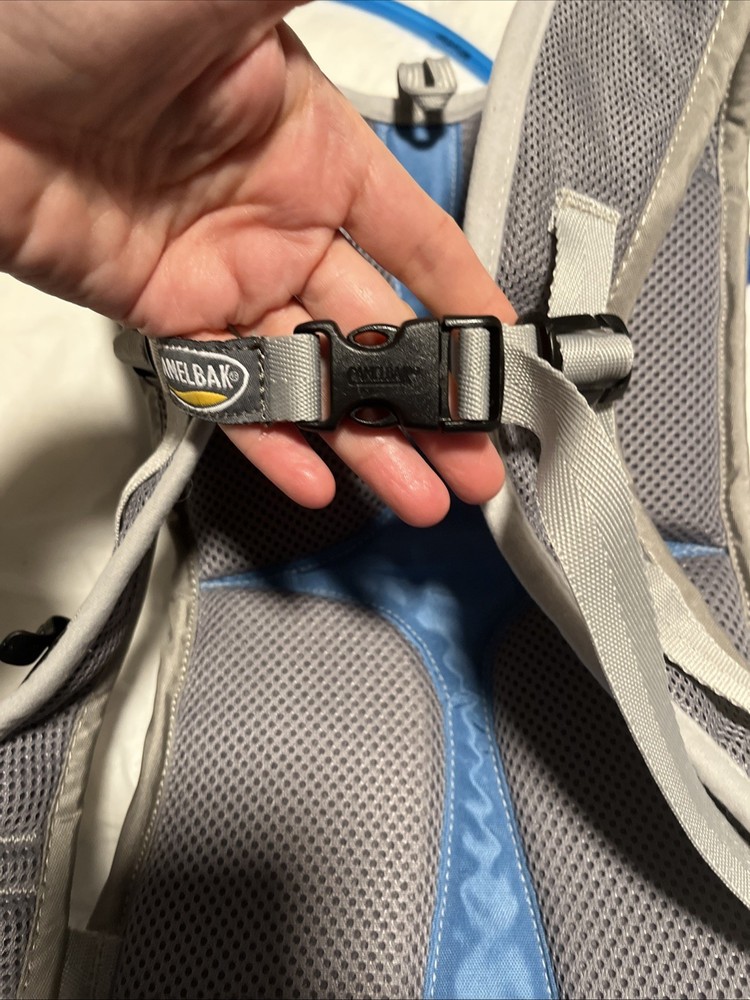 Camelbak Padded Hydration Pack, Dream Blue Backpack Pockets