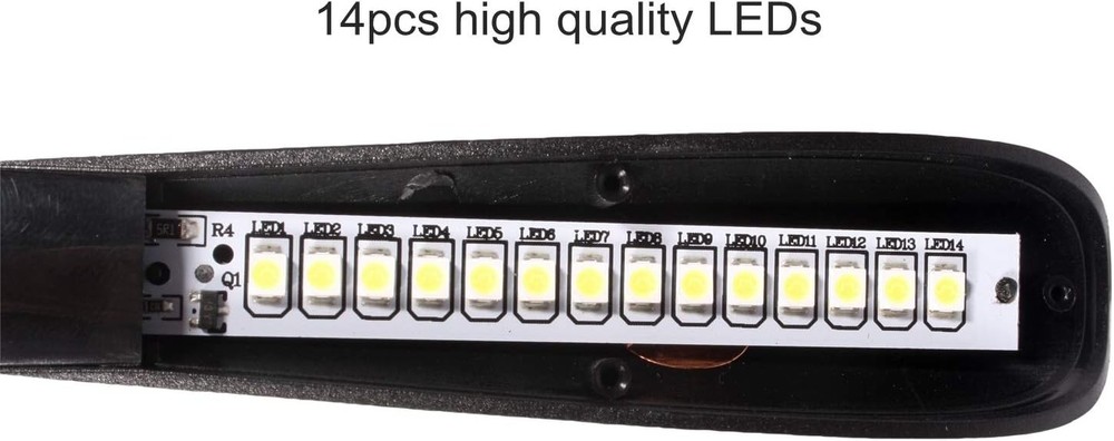 Dimmable USB Lamp, Flexible Keyboard Light, Mini Light for Laptop Black