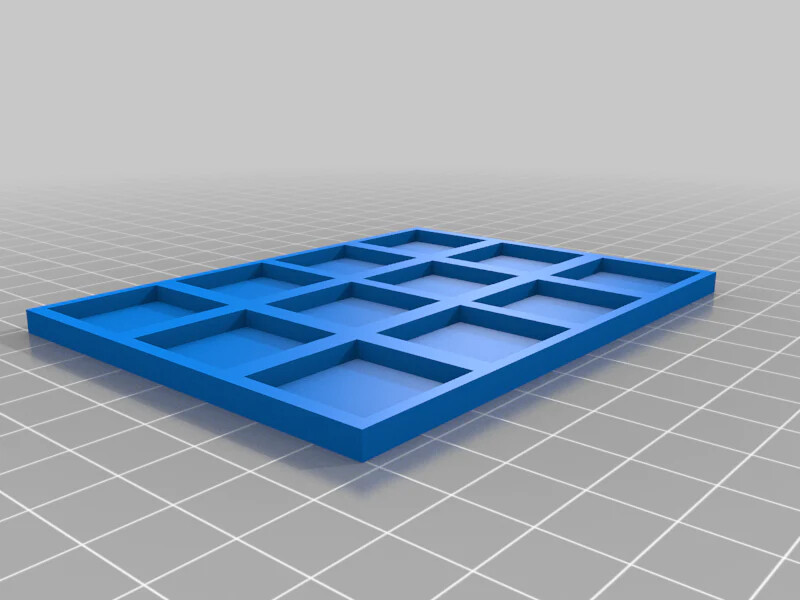 20mm Square To 25mm Square Base Conversion Movement Trays - old world compatible